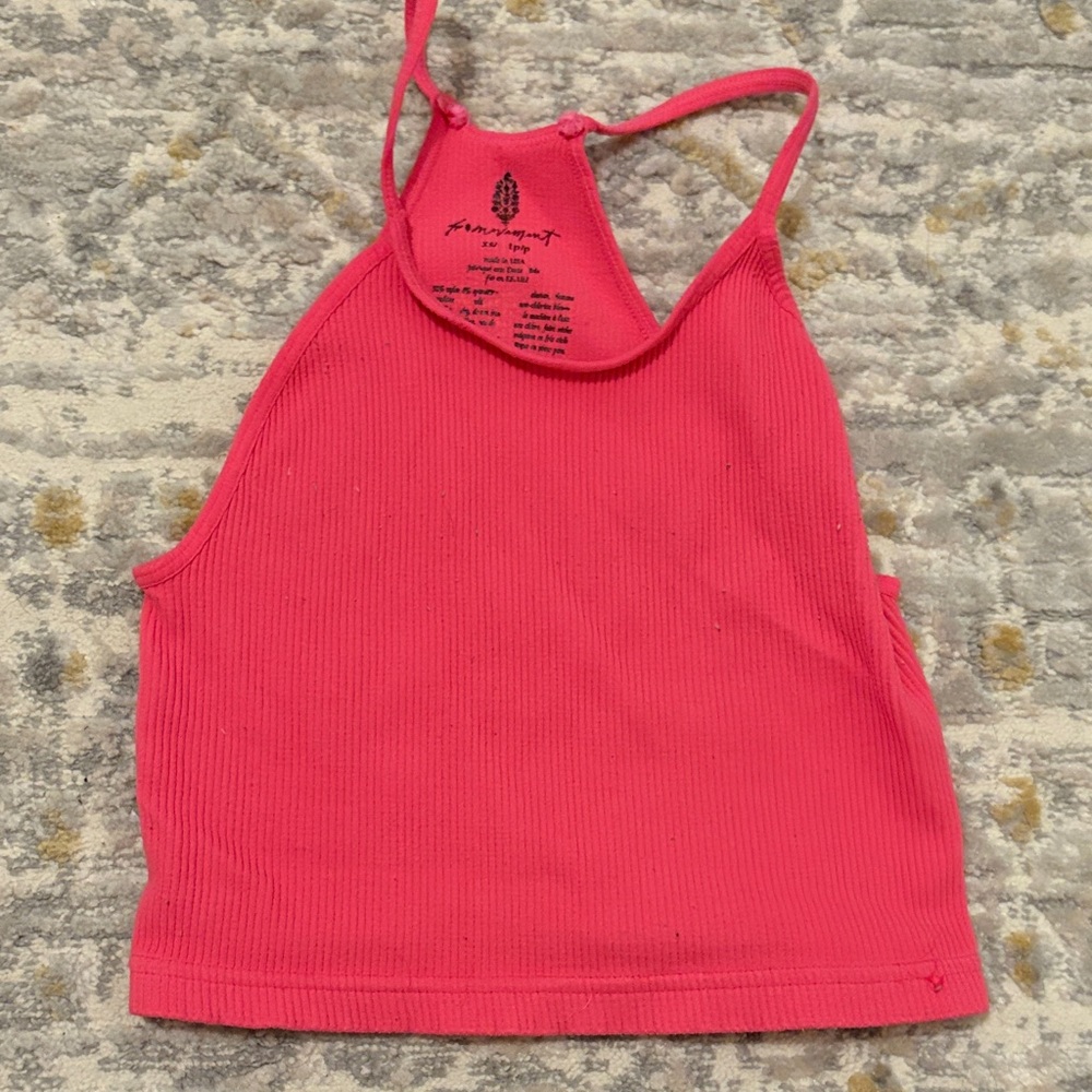 Free Movement Happiness Runs Cropped Tank Top